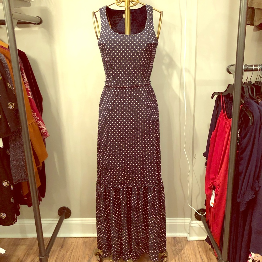 Polka Dot Maxi dress